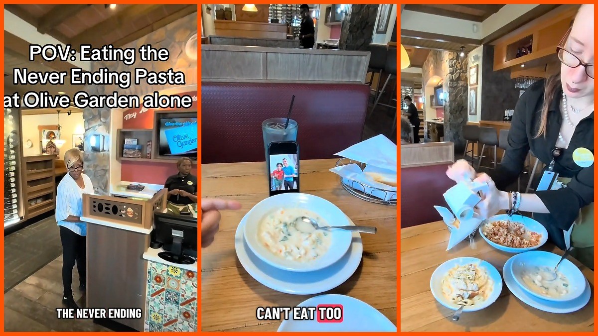 TikTok creator talks about Olive Garden