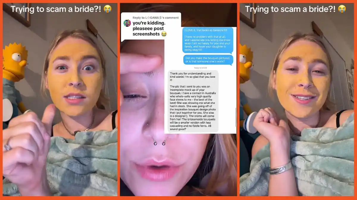 ‘Get a real job': Bride-to-be realizes florist is scamming her with $1,800 bouquet she only bought for $800 on Etsy